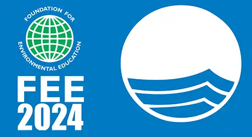Logo of the Foundation for Environmental Education featuring a globe and the year 2024.